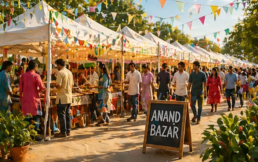 Anand Bazar stalls