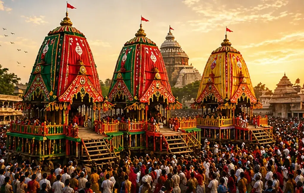 Rath Yatra chariots